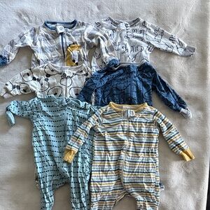 Gerber Kids One Pieces in Blue, Gray, and Yellow